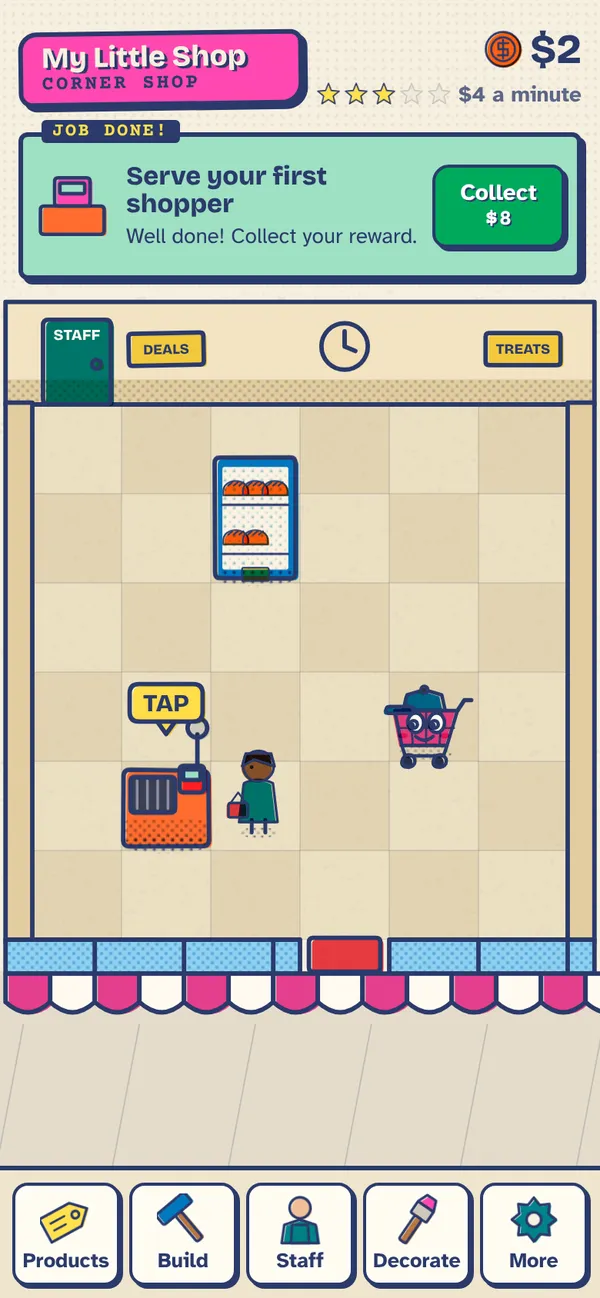 A Shelf Life corner shop with a customer at the till